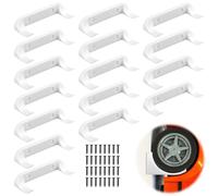 16pz Supporto Parete per Display per Auto, Supporto Parete Display Champion Supporto Parete Auto RC Supporto Parete Robusto Supporto Parete Speed Display Compatibile con Lego