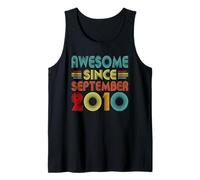 16th Birthday Idea Awesome Since September 2010 16 Years Old Canotta