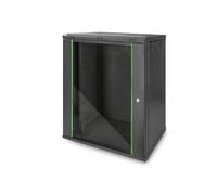 16U wall mounting cabinet, Dynamic 789x600x450 mm, color black (RAL 9005)