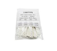 16values*20pcs=320pcs 0603 SMD Capacitor assorted kit 10PF-22UF Samples kit NWPNLXEA