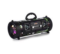 16W Portatile Colonna portatile Bluetooth Speaker Speaker Suiter Sound Bar Move KTV 3D. audio Subwoofer Music Radio USB(Camouflage)