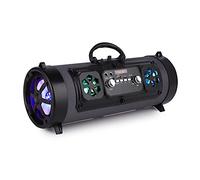 16W Portatile Colonna portatile Bluetooth Speaker Speaker Suiter Sound Bar Move KTV 3D. audio Subwoofer Music Radio USB(Grey)