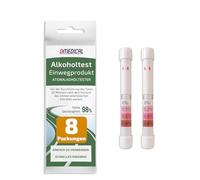 16x Alcol Test Etilometro a soffio || dispositivo monouso progettato per rilevare la presenza di alcol nel tuo organismo || Rilevazione semplice, veloce ed efficace || Risultati affidabili e precisi.