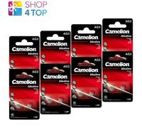 16x Camelion LR736 AG3 LR41 392 Batterie Bottone Alcaline 1.5V