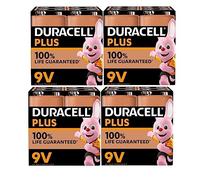 16X Duracell 9V Plus (4 Blister Da 4 Batterie) 16 Pile (6LR61/MN1604)