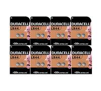 16X Duracell LR44 A76 V13GA 76A (8 Blister Da 2 batterie) 16 Pile
