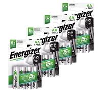 16x ENERGIZER Recharge Extreme Batterie Ricaricabili AA NiMH 1,2V 2300mAh