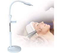 16X lampada lente ingrandimento da terra, lampada d'ingrandimento dimmerabile LED Lampada da terra verticale standard Altezza regolabile 23-67 pollici, per la lettura artigianale Lavoro di precisione