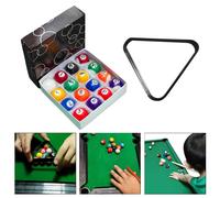 16x Mini Biliardo Palle Set Completo per Tempo Libero Sport Sala Giochi