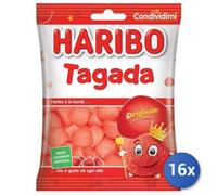 16x Multipack Caramelle Haribo Fragolina Tagada Gr 175