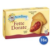 16x Multipack Mulino Bianco 72 Fette Dorate 630 Gr