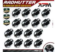 16x Radmutter per Hyundai Accent Elantra Santa Fé Tucson i20 i30 i40 iX35 Carens
