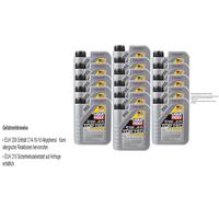 16x1 Litri Original Liqui Moly 3700 Top Tec 4100 5W-40 Olio Motore