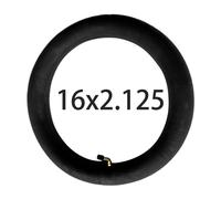 16x2.125/16x2.50 e-Bike Interno Tubo 40.6cm Ricambio Con ad Angolo Valvola