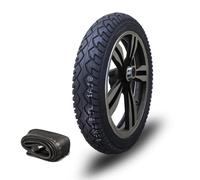 16x2.125/2.50/3.0 Pneumatico e Camera d'Aria, Sostituzione da 16 Pollici per Bici Elettrica e Scooter Ruota Anteriore Posteriore, Gomma Spessa Resistente all'Usura(16x2.50)