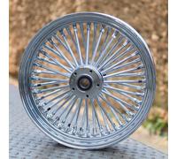 16x3,5 " Big King Raggi Ruota Cromo Posteriore Adatto A per Harley Davidson