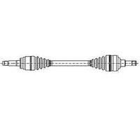 17-0279 METELLI Albero motore/Semiasse per OPEL,VAUXHALL