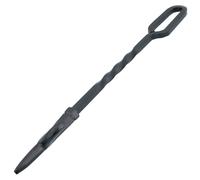 17,5" Loop Top Gancio Twisted Poker Fuoco Carbone Bruciatore a Legna Acciaio ...