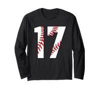 #17 Baseball Diciassette Baseball Mamma Fan Giocatore Preferito Maglia a Manica
