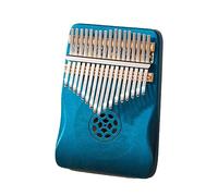 17 chiavi Piano per pollice, pianoforte in legno Piano facile da imparare Regali strumenti musicali portatili per bambini principianti per adulti con sintonizzazione blue 1