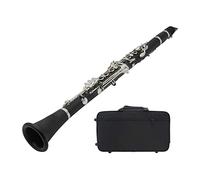 17 chiavi portatili BB. Clarinetto piatto Bakelite Body Body Nickel Silver Plated Keys con 10 canne di tubo di sughero e scatola Clarinetti