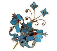 17 cm cinese retrò cloisonne accessori per capelli forcina Hanfu styling accessorio