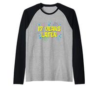 17° Compleanno 17 Anni Dopo 17 Anni Bday Maglia con Maniche Raglan