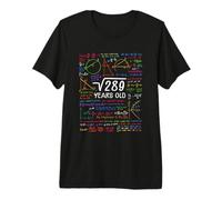 17 Compleanno Ragazza Ragazzo Radice Quadrata 289 = 17 Anni Maglietta Premium