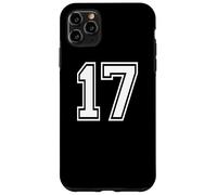17, grafica per sport di squadra, numero diciassette, abbinata a Varsity Custodia per iPhone 11 Pro Max