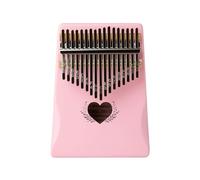 17 Key Pink Color Kalimba Thumb Piano Finger Solid Wood Body Keyboard Musical Instrument for Kids Thumb Piano