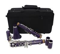 17 Keys Clarinet BB Strumento Di Legno Piatto Addominali Clarinetto Cupronickel Key Nickel-placcato Con Scatola Clarinetti