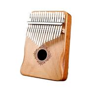 17 Keys Kalimba Thumb Piano Finger Piano Instrument Mahogany Handguard Thumb Piano(Color Handguard)