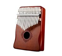 17 Keys Kalimba Thumb Piano Finger Piano Instrument Mahogany Handguard Thumb Piano(RetroColor Handguard)