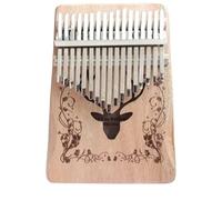 17 Keys Kalimba Thumb Piano Mahogany Body Musical Instrument Thumb Piano(Beige,C)