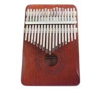 17 Keys Kalimba Thumb Piano Mahogany Body Musical Instrument Thumb Piano(Brown,B)