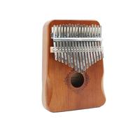 17 Keys Kalimba Thumb Piano Mahogany Body Musical Instruments Kalimba Piano Thumb Piano(Brown)
