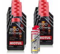 17 Litri MOTUL 8100 Eco-nergy 5W-30 Olio Motore 300ml Diesel System Clean