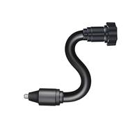 17 mm testa a sfera 1/4 vite adattatore asta regolabile per cruscotto per smartphone, tablet fotocamere, supporto girevole a 360 gradi, asta di collegamento per prese d'aria auto