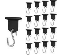 17 Pezzi Ganci per Tende Da Campeggio, Ganci per Tende Da Sole Con Gancio a S, G