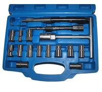 17 pezzi iniettore diesel sedile cutter strumenti speciali Carbon Remover bon...