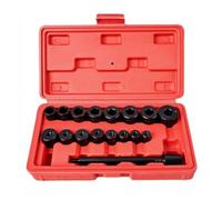 17 Pezzi Kit Allineamento Frizione | Universale, Custodia Rigida, Kit di Centraggio Frizione con Valigetta di Plastica, per Officina, Garage, Meccanici