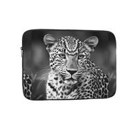 17 Pollice Borsa Del Manicotto Del Computer Portatile Impermeabile Antiurto Borsa Del Computer Nero Bianco Leopardo Animale Pelle Borse Leggero Tablet Custodia Da