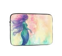 17 Pollice Borsa Del Manicotto Del Computer Portatile Impermeabile Antiurto Sacchetto Della Cassa Del Computer Bella Coda Sirena Borse Pelle Leggero