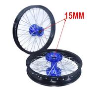 17 pollici 1 60 17 anteriore e 14 pollici 1 85 14 cerchi di alluminio posteriore Hub del cerchio compatibile con varie motociclette di bici da sterro come i modelli KLX CRF Kayo BSE