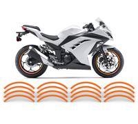 17 " Pollici Universale Strada Bicicletta Cerchio Orlo Adesive Ruota Striscia