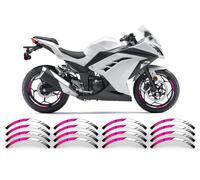 17 " Pollici Universale Strada Bicicletta Cerchio Orlo Adesivi Ruota Righe Spt