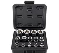 17 pz 1/2 Presa Torx Set di prese E Tipo Impact E10 E11 E12 E14 E16 E18 E20 E22 E24 Strumenti riparazione Set di prolunghe