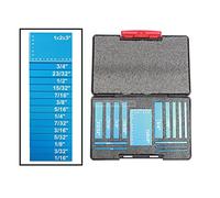 17 pz Blocchi di Installazione Calibro di Altezza Set Barre di Installazione di Precisione In Alluminio for Router E Seghe Da Tavolo Accessori 1/16 "La Lavorazione Del Legno Set Up(15pcs blue)