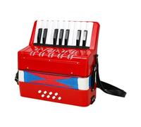 17 Tasti 8 Basso Pianoforte Fisarmonica Strumento Musicale per Principianti Bambini Bambini Rosso