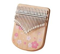17 Tasti Kalimba Noce 21 Tasti Kalimbas Cromatica Portatile Mini Tastiera Musicale Dita Accessori Per Pianoforte Strumenti Mbira(21 keys3)
